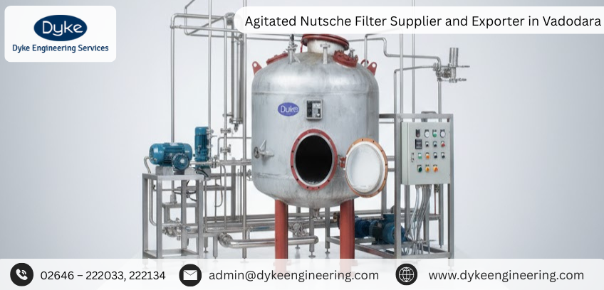 Agitated Nutsche Filter Supplier and Exporter in Vadodara