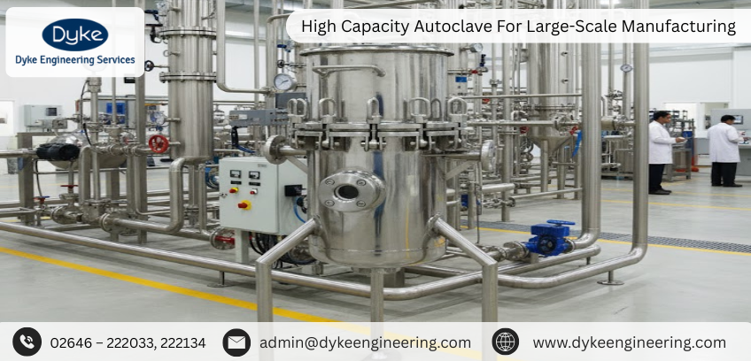 High Capacity Autoclave For Large-Scale Manufacturing