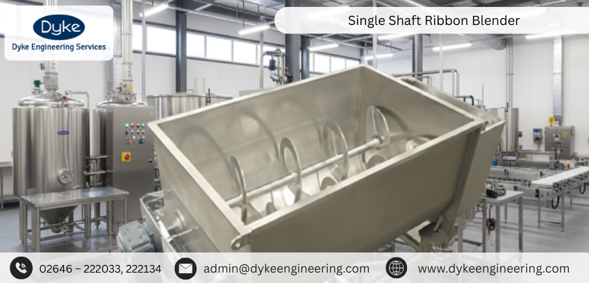 Single Shaft Ribbon Blender